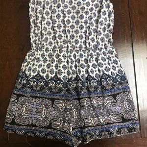 Halter Printed Romper